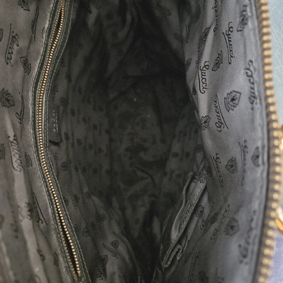 Black and Gold Studded Women's Bag - Picture 8 of 12